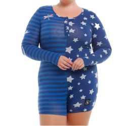 Coraline Romper Womens 3X (22/24 Blue Limited edition 15th‎ Anniversary NWT