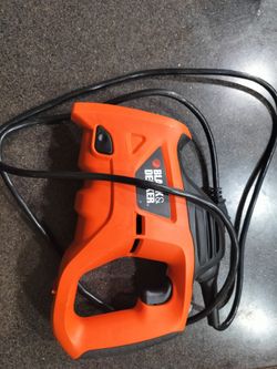 Black and Decker powered hand saw
