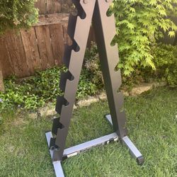 Body-Solid 2 Tier Vertical Dumbbell Rack 44” x 22” x 22”