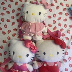 Hello Kitty Plush Backpack Purses