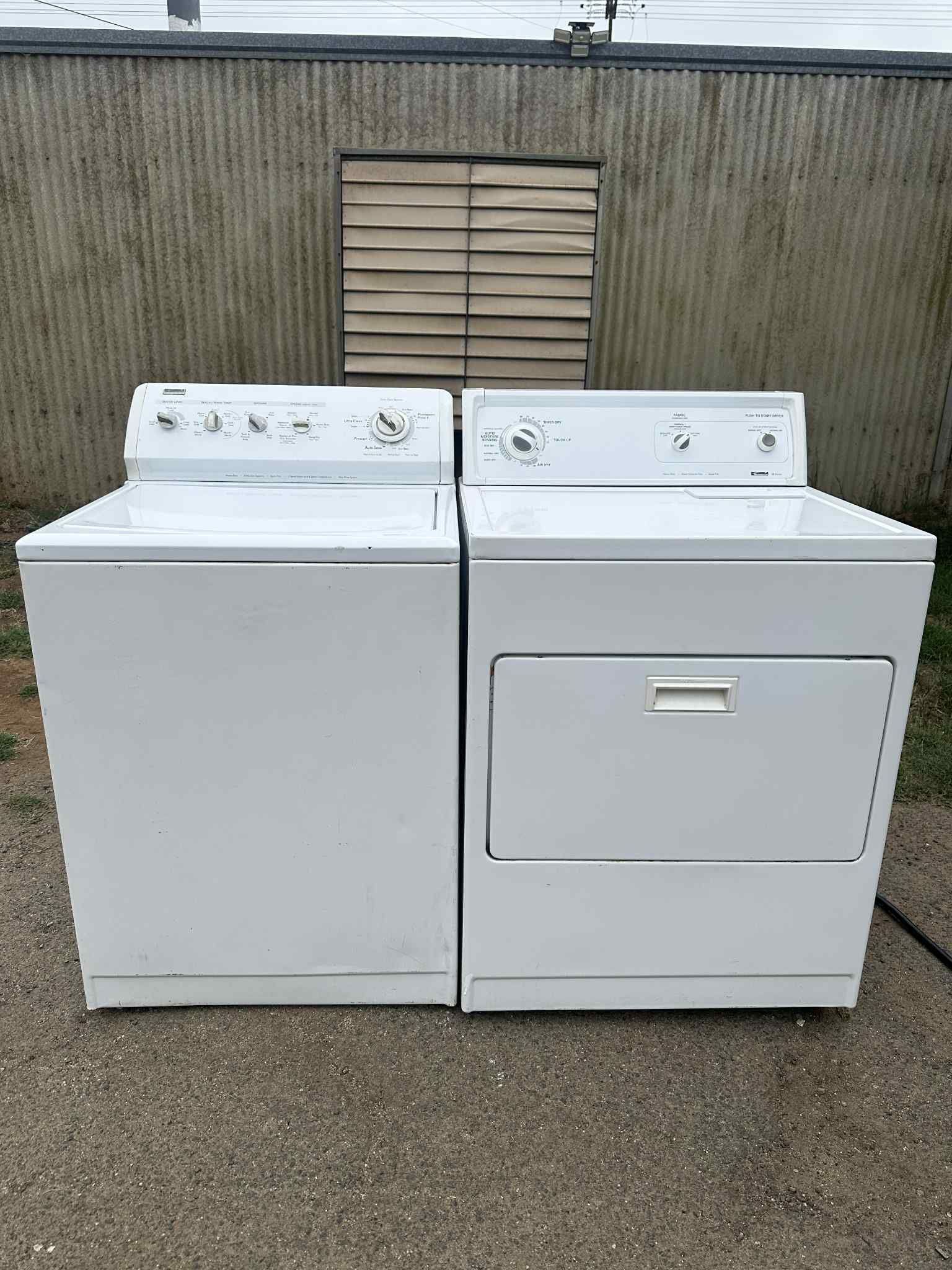 Washer And Electric Dryer Kenmore