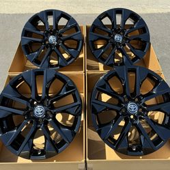 19” Toyota RAV4 OEM Wheels Gloss Black