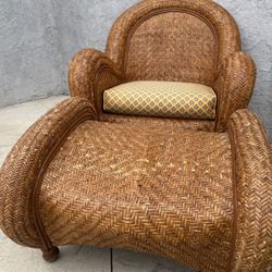 Cratean Barrel Chair + Free Ottoman WILL DELIVER TO YOU