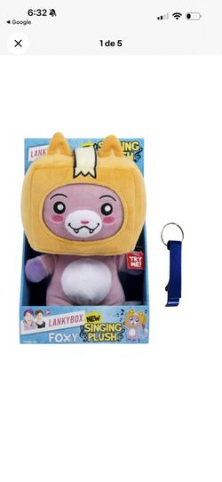 LankyBox Foxy Singing Plush Toy 