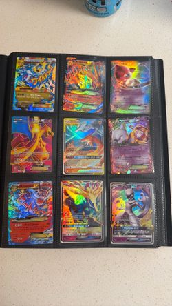 Huge Pokemon Binder Lot 100+ Cards | Charizard, Pikachu, Mewtwo, Rayquaza, GX EX Full Arts
