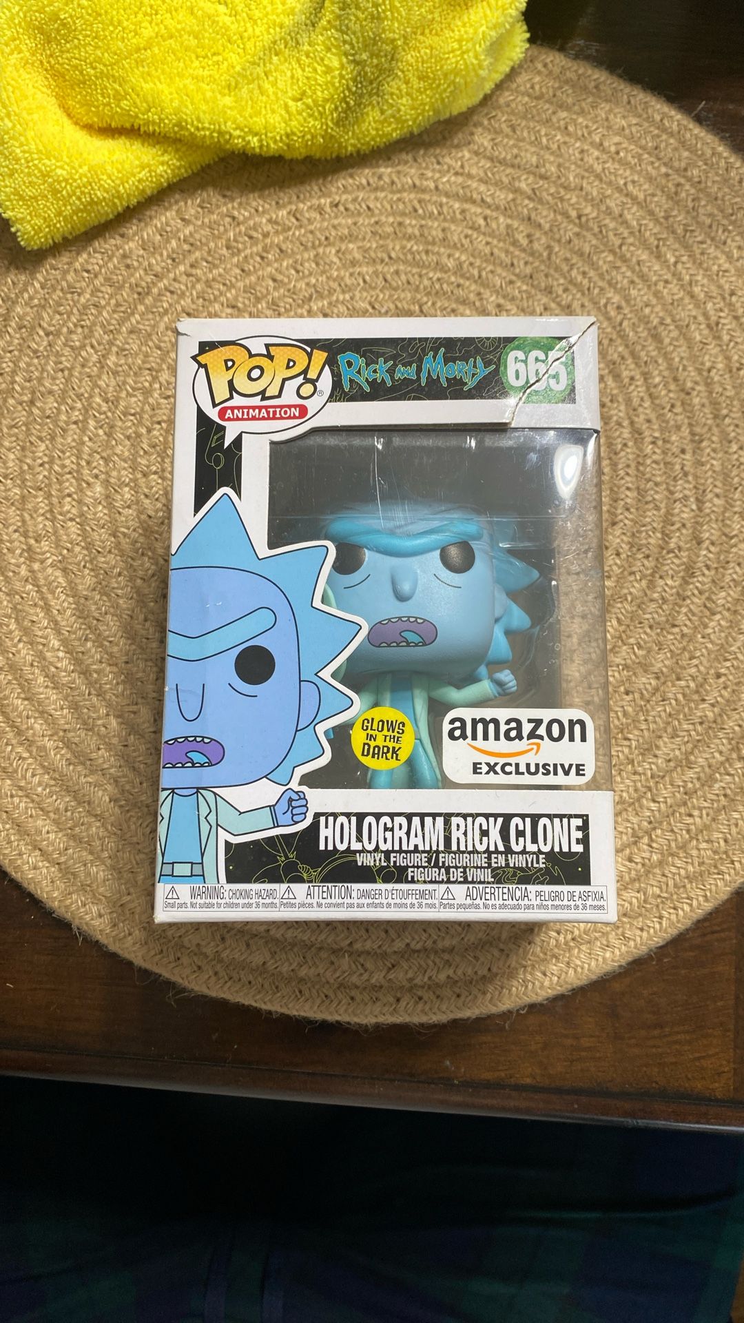 POP: Animation Hologram Rick Clone GITD Amazon Exclusive
