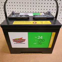100% Healthy Car Battery Group Size 24 (2024)- $60 With Core Exchange/ Bateria Para Carro Tamaño 24 (2024)