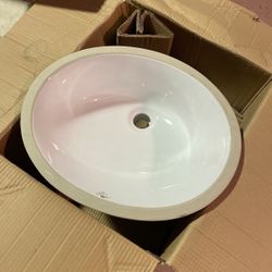 Porcelain Under Counter Bathroom Sink Bowl