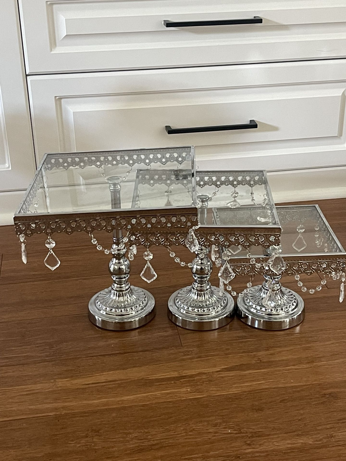 Glass Crystal Dessert trays