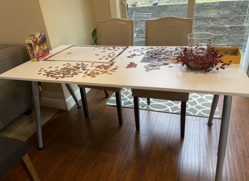White IKEA Table
