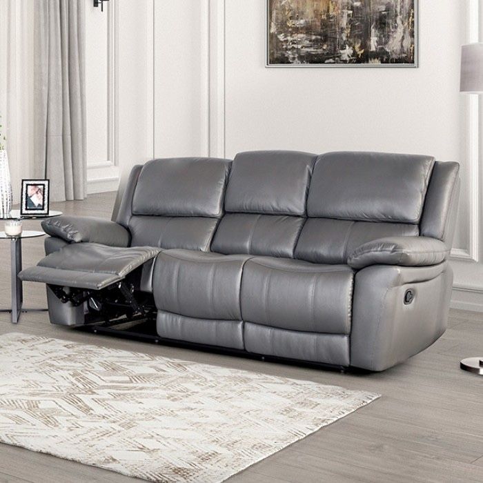 MANUAL SOFA RECLINER IN DARK GRAY