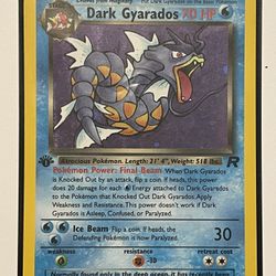 Dark Gyarados 1st Edition 8/82 Holo
