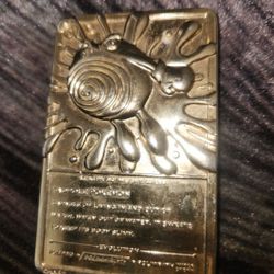 Pokemon Collectible Gold Card 