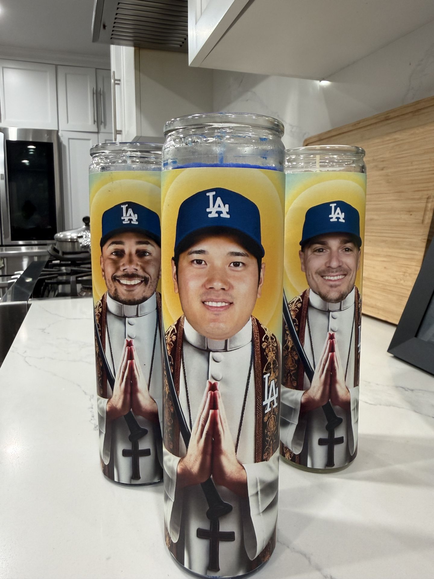 Dodger Candles 