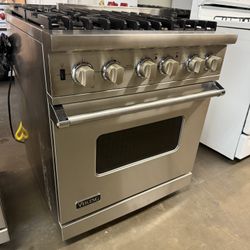Viking 30” Stainless Steel Gas Range Stove 