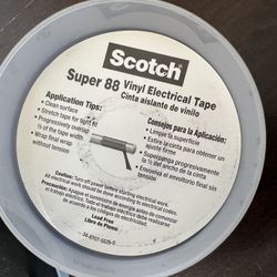 3M Scotch 88 Super Vinyl Electrical Tape 3/4" x 66ft 06143