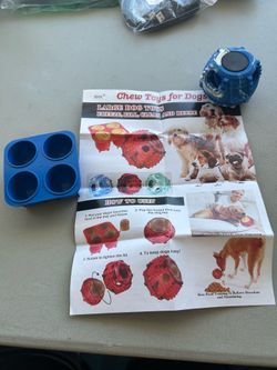 Frozen Dog Treat Toy & Mold – Interactive Chew Toy