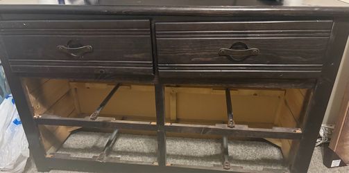 Black dresser