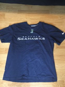 Nike Seahawks Wilson 3 Tee Shirt Mens Medium