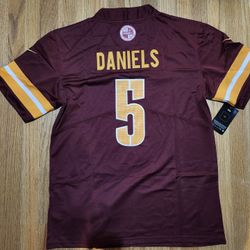 NFL Washington Commanders football uniform No.5 Jayden Daniels jersey