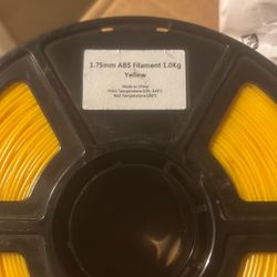 1.75 Mm Abs Filament 1.0kg Yellow 