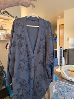 Torrid Floral Print Cardigan Sweater