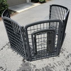5-Panel Dog Fence W/ Door