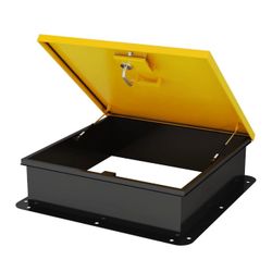 New 30" L x 36" W Roof Access Hatch, Galvanized Powder Coated Roof Hatch Cover Plate, Roof Escape Hatch Security Door, Commercial Roof Deck Hatch with