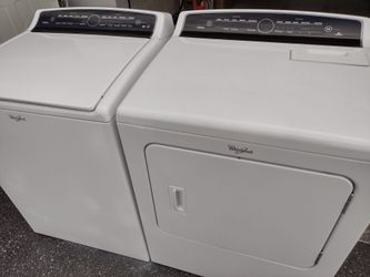 Whirlpool cabrio washer and dryer