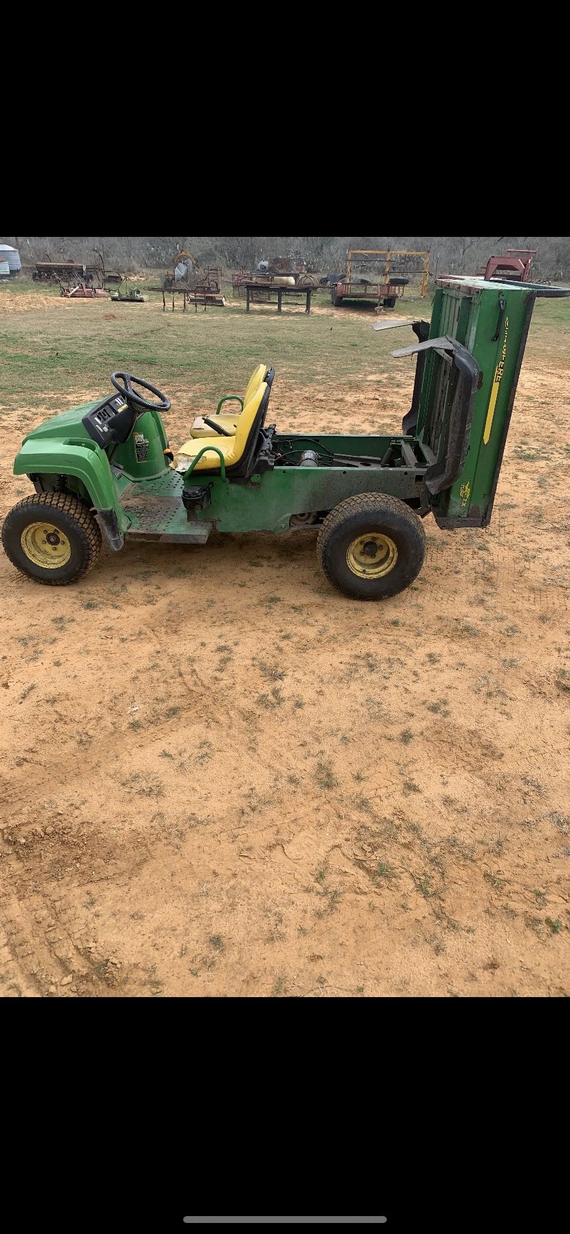John Deere gator dump bed Gas Four wheeler side by side atv utv rtv