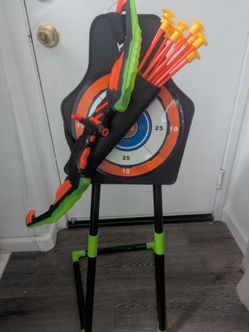 Archery Toy Set for Kids, LED Light Up Bow and Arrow Set Indoor Outdoor