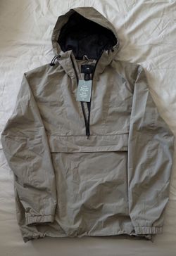 H&M Beige Hooded Anorak Jacket