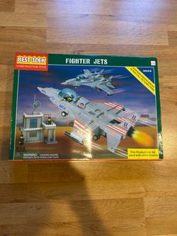 BEST-LOCK CONSTRUCTION TOYS FIGHTER JETS F-15C MIG-29 650 PIECES *NIB*