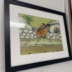 The Flintstones Original Animation Production Cel
