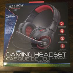 bytech the art of technology gaming headset with backlight
