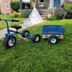 Speedway Tricycle With Trailer - Amish Built Quality at an Unbeatable Price!