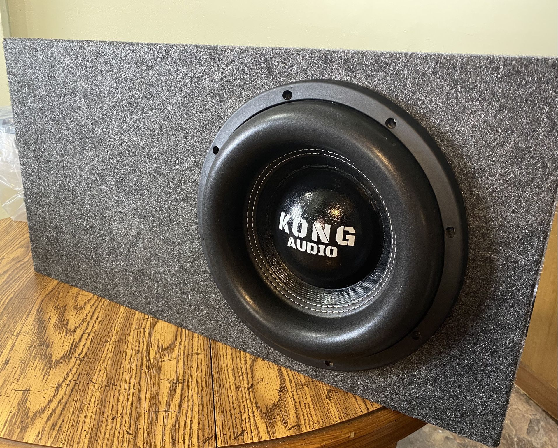 12” Kong Audio 3000w Max Power Subwoofer + New Ported Box