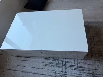 White Gloss Coffee Table with Drawers