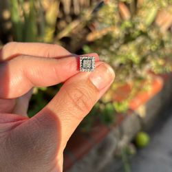 Diamond Cluster Earring From Macys