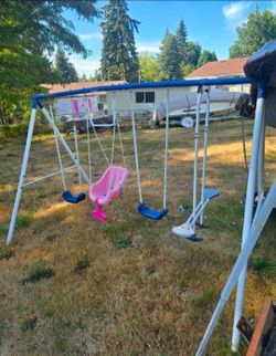 Metal backyard kids swing set (Renton Highlands)