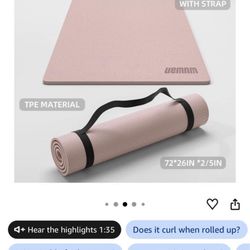 Thick Non Slip Exercise Fitness Mat