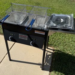 Double Basket Deep Fryer 