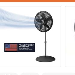 18” BLACK STANDING FAN NEW 
