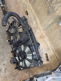 2006 Acura rsx type s oem radiator with fans clean parts