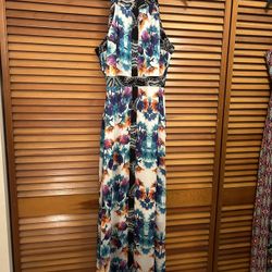 Nicole brand Long Halter Dress