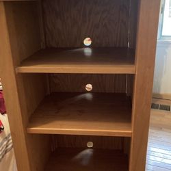 Wood Shelving Unit 