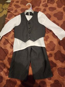 Suit Vest, White Dress Shirt, Suit Pants