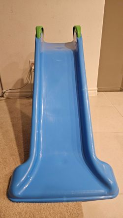 Little Tikes Kids Plastic Toddler Slide Blue Green
