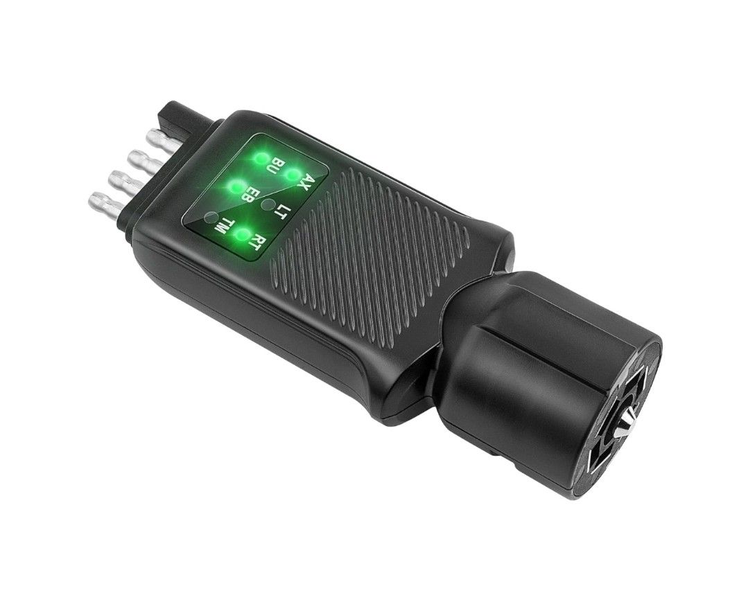 3-in-1 Trailer Plug Tester 4/5 Pin Flat & 7 Pin Trailer Light Tester