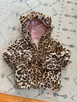 4T Tucker and Tate leopard print jacket
